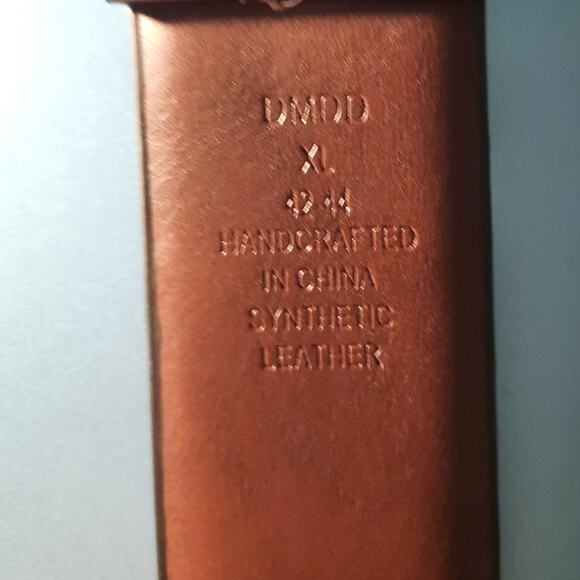 Kenneth Cole Reversible Belt XL Brown Black Chrome Buckle Classic Neutral 49" - Picture 4 of 9